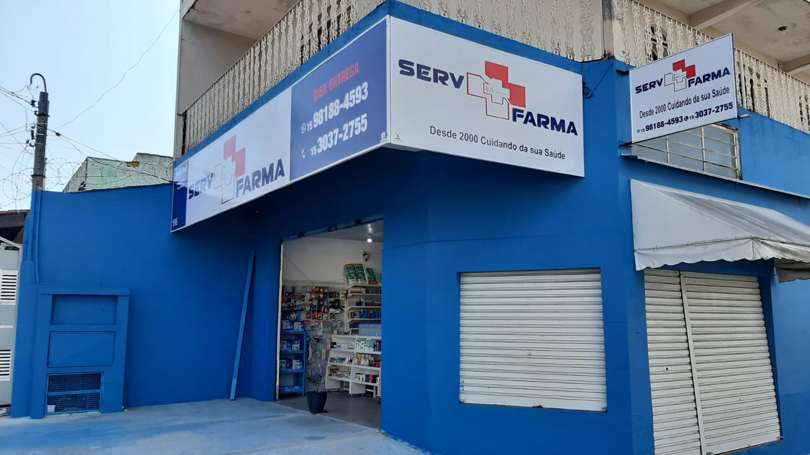 serviço de fachada em lona em sorocaba e região
